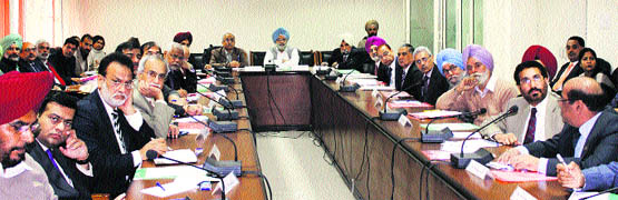 Delegates from India and Pakistan during a meeting at Punjab Agricultural University, Ludhiana
