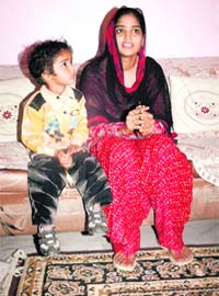 Gurpreet Kaur at her maternal house in Samana