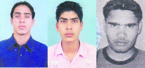 The victims: Gurpreet, Jasbeer and Inderjeet