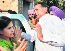 An Akali sarpanch allegedly slapped an EGS teacher, an incident condemned widely