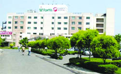 The Fortis Hospital in Amritsar