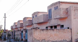 The houses have been damaged by the vagaries of nature and vandalised by thieves.