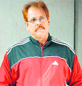 Doon International Public School hostel warden Derek after his arrest in Mohali on Saturday