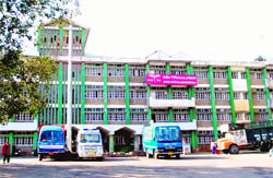 The zonal hospital building in Dharamsala