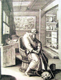 Dolor: Engraving dated 1590 by Raphael Sadeler I. Metropolitan Museum of Art, New York