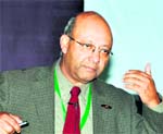 Keshav Verma, Director, World Bank Programme, at a workshop in Dehradun on Sunday