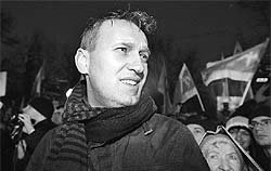 Though Russian blogger Alexei Navalny is nowhere near Vladimir Putin in terms of popularity, he is considered a potential future leader by foreign diplomats.