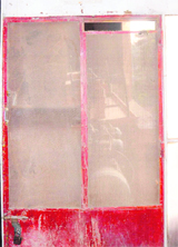 The locked emergency exit at the research block of the PGI in Chandigarh.