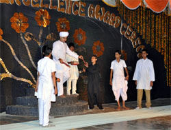 A play being staged at the DAV Public School in Bathinda on Wednesday