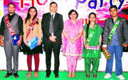 The Jan Nayak Chaudhary Devi Lal Memorial College of Pharmacy recently organised Green Horn, a freshers party to welcome new students of Bachelor of Pharmacy and Masters in Pharmacy courses. Rohit, Gaurav, Alisha and Diksha were crowned as Mr and Miss Freshers and Mr and Miss Talent, respectively, among M.Pharm students. From B.Pharm course, Amrit Lal, Sandeep, Lakshmi and Meenu were selected as Mr and Miss Freshers and Mr and Miss Talent, respectively. Principal Dr Viney Lather gave away the prizes to the winners