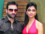 Intimate moment: Saif Ali Khan and Deepika Padukone