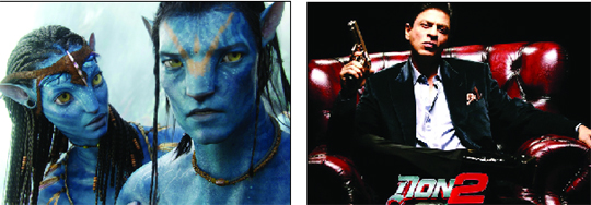 While James Camerons movie titled Avatar broke box office records, Farhan Akhtars Don-2 has been shot in 3D format as well.