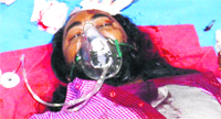 Injured Mahinderpal Singh