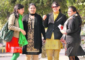 Oh sunshine! After days of foggy weather, a bright sunshine was a welcome relief for residents in Jalandhar on Saturday
