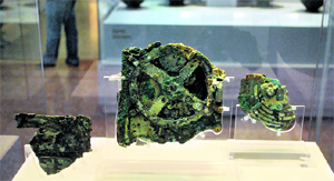 Pieces of the Antikythera Mechanism. 