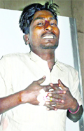 Victim in Jalandhar on late on Sunday evening. 