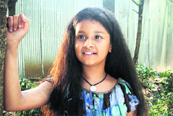 Avneet Kaur, who is playing lead role in Meri Maa. 