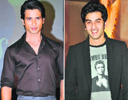 Shahid Kapoor and Ranbir Kapoor