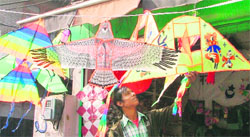 Kites on sale in Ludhiana