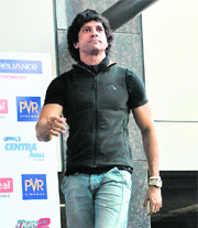 good shot: Farhan Akhtar