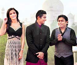Amy Jackson, Prateik Babbar and AR Rahman
