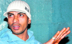 Groom Suraj at his house in Ludhiana on Saturday.