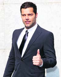 Birthday boy: Ricky Martin