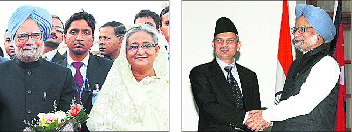Baburam Bhattarai came calling, while Prime Minister Manmohan Singh went to Bangladesh to meet his counterpart Sheikh Hasina. A historic land-swap deal during the visit to Dhaka in early September drastically changed the dynamics of ties between the two nations. 