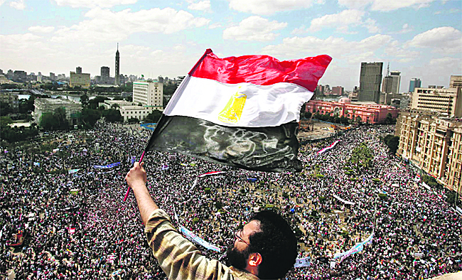  Cairos central Tahrir Square became the hub of protest against Hosni Mubaraks misrule 