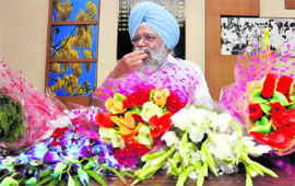 New PAU Vice-Chancellor Dr. BS Dhillon in Ludhiana.