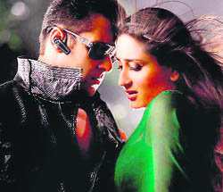 Salman Khan and Kareena Kapoor in the movie Bodyguard