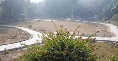 Construction of pavements in the mini zoo-cum-deer safari is likely to be completed in the next few months.