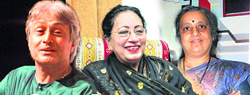 Ustad Amjad Ali Khan, Begum Parveen Sultana and Ashwini Bhide Deshpande