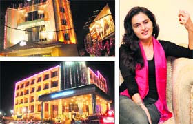 City hotels decked up for the New Year bash; and (above) Bollywood actress Monica Bedi, who is in Jalandhar to perform in a New Year party