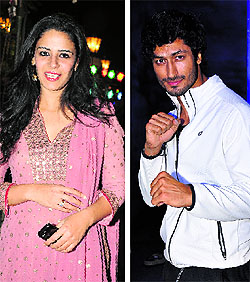 New love: Mona Singh and Vidyut Jamwal