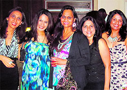 GALA TIME: House parties are a happening affair