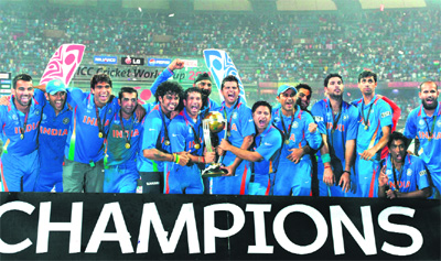 The biggest sporting success of the year was when Team India lifted the cricket World Cup after 28 years