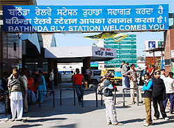 A file photo of the Bathinda railway station