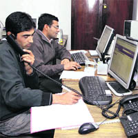 As everyone was celebrating the New Year with their families, the poll staff was busy attending 24x7 toll-free number at a call centre set up at Circuit House in Jalandhar on Saturday.