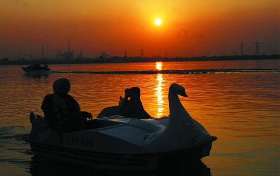 A part of the Rs 6 crore grant was spent on development of the lakes of the Guru Nanak Dev Thermal Plant.