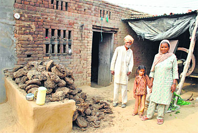 Gulzaro in Kakrala village of Nabha has been waiting for a house-building grant for the past year.