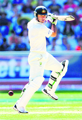 Australian batsman Ricky Ponting