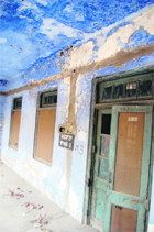 Walls of TB Hospital in Amritsar speak of the damage caused to the building over a period of time. 