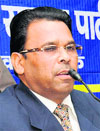 BSPs  Narinder Kashyap in Chandigarh. A Tribune photo