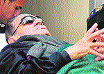 A file photo of Hosni Mubarak during his trial