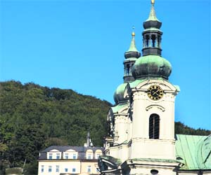 The 18th century St Mary Magdalene Church bears the unmistakable stamp of Baroque architecture