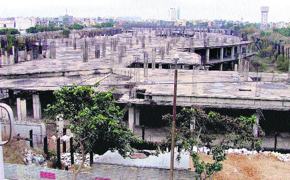 A view of the controversial City Centre in Ludhiana.