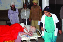 Karnail Singh, the jail inmate, was undergoing treatment at the Civil Hospital in Bathinda.