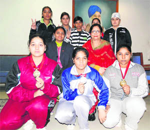 Powerlifters of Master Tara Singh College. 
