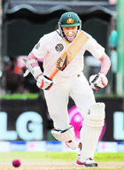 Australias Mike Hussey
